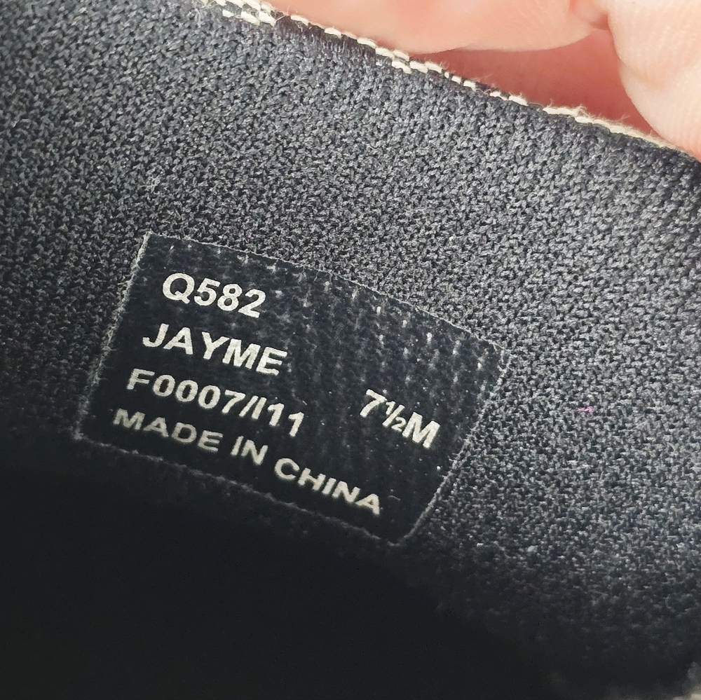 Coach Women's Black and Silver Jayme Sneakers - Picture 7 of 7